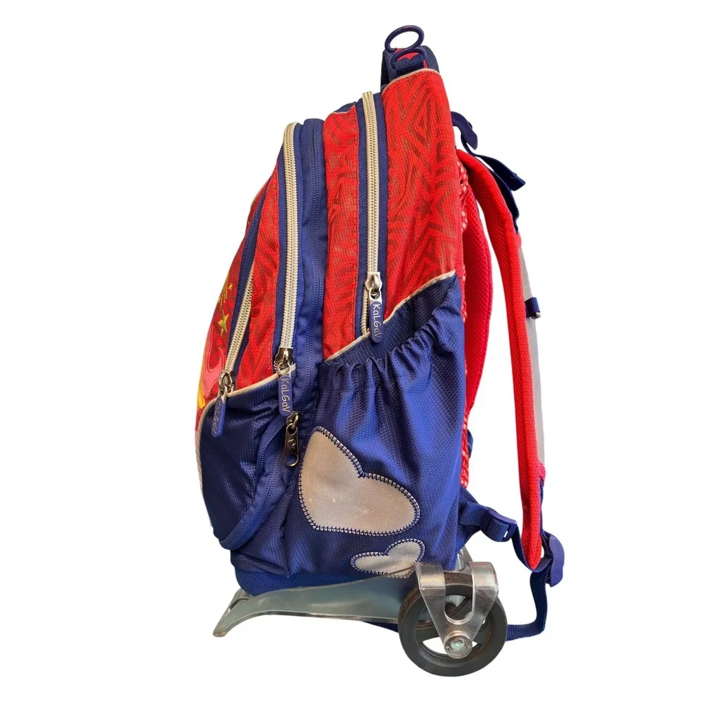 KalGav Suitcase and Backpack 2 in 1 Unicorn Large pockets Zippers Bottle holders
